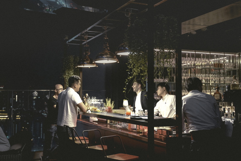 pub, sitting, laugh, rear view, food and drink, bar counter, furniture, cafe, lifestyles, friend, meal, alcohol, happy hour, leisure activity, refreshment