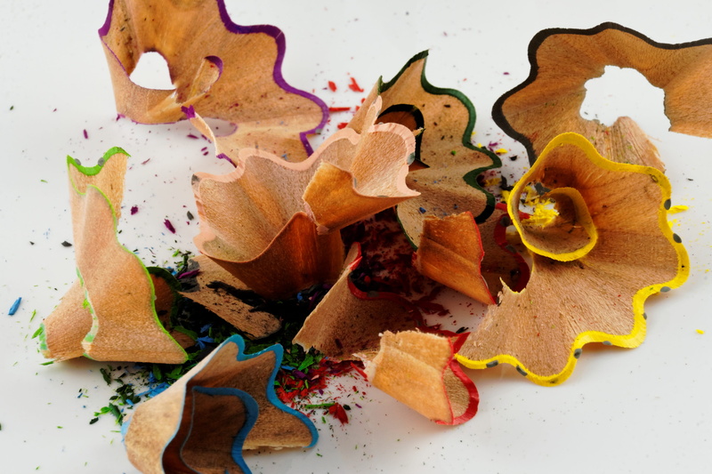 art and craft, paint, design, high angle view, pens, writing accessories, color, colour pencils, shavings, colorful, leave, multi colored, surface, shape