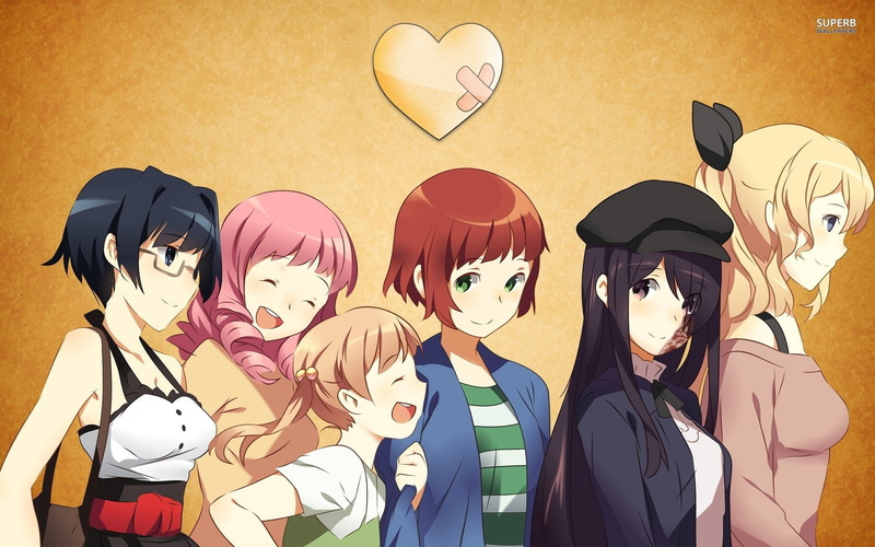 Shizune Hakamichi, human face, Ibarazaki Emi, Rin Tezuka, creativity, art and craft, halloween, mask - disguise, emotion, costume, anime girls, disguise