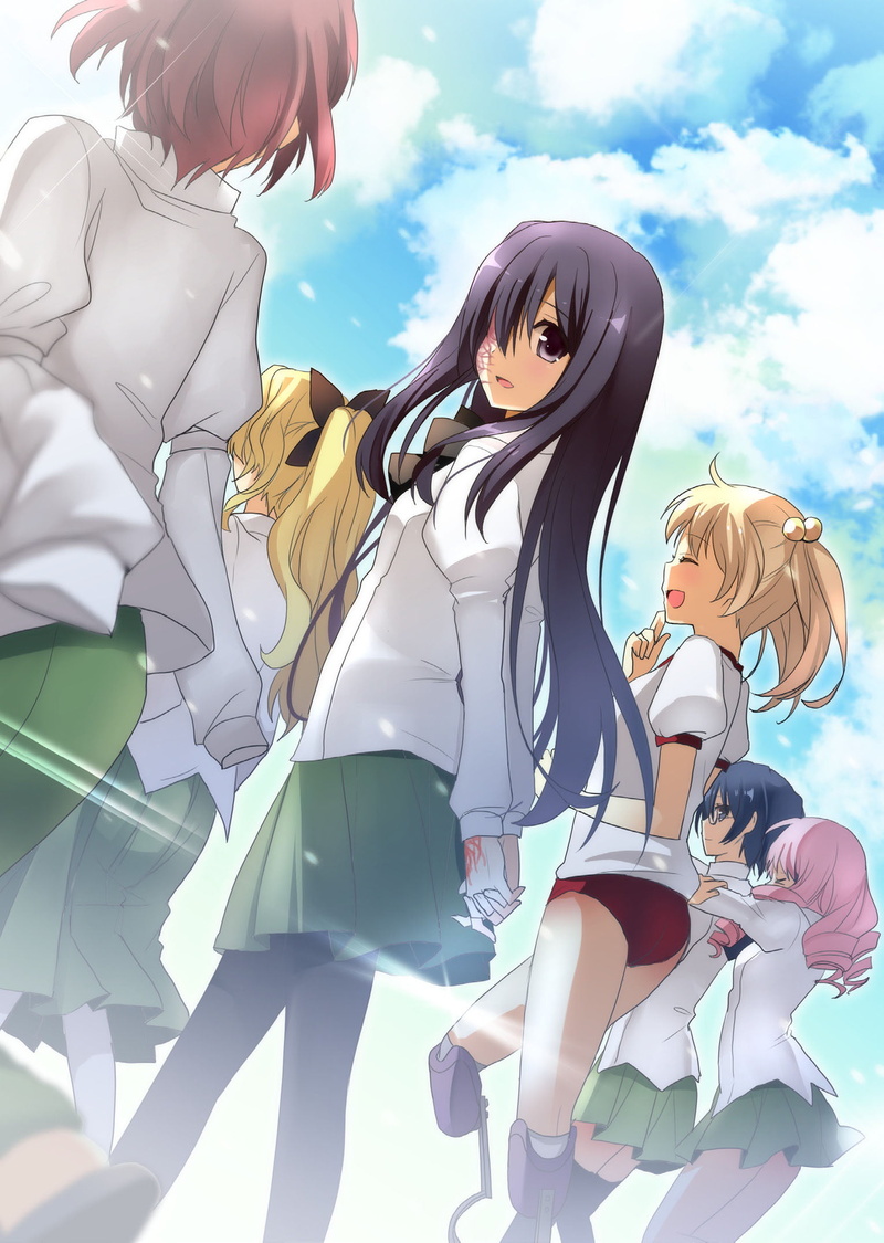 smiling, nature, lifestyles, Shizune Hakamichi, cheerful, leisure activity, females, visual novel, Shiina Mikado, happiness, adult, women, friendship, Rin Tezuka