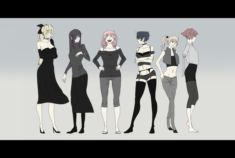 Rin Tezuka, Katawa Shoujo, 720P, Lilly Satou, anime girls, Ibarazaki Emi, Shiina Mikado, Shizune Hakamichi, Hanako Ikezawa