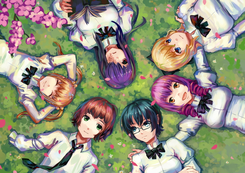 still life, nature, multi colored, Hanako Ikezawa, Katawa Shoujo, choice, female likeness, indoors, Shizune Hakamichi, day, Ibarazaki Emi, visual novel