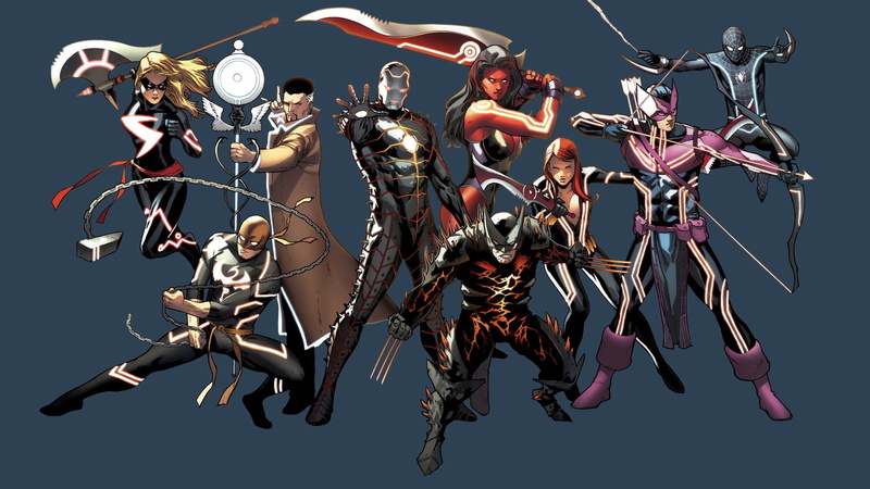 Spider-Man, Wolverine, Superhero, Hawkeye, Collage, Black Widow, Comics, Iron Man, 1080P, Iron Fist
