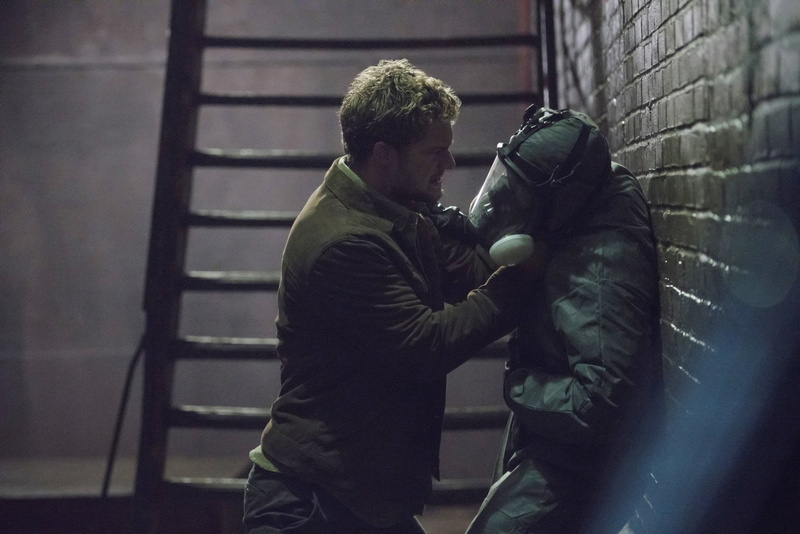 standing, vertebrate, The Defenders, indoors, mammal, pet owner, social issues, young adult, brick, one animal, TV Show, wall, three quarter length, casual clothing