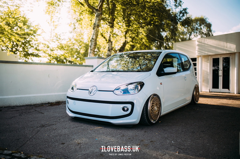 nature, Stance, BBS, vintage car, road, transportation, 1080P, car, text, stationary, white, parking, plant, day, Volkswagen, airride, mode of transportation