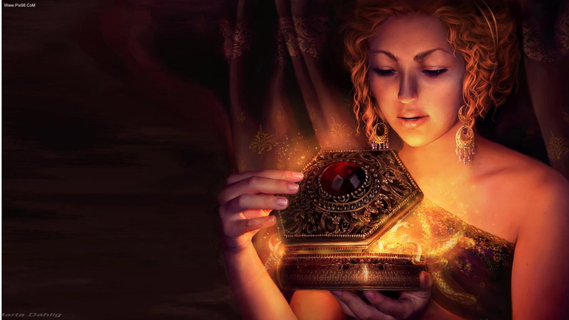 woman, mystery, black, nice, other, haired, people, scary, illustration, entertainment, box, chick, fema, animation, dreamy, 1080P, brown, beautiful
