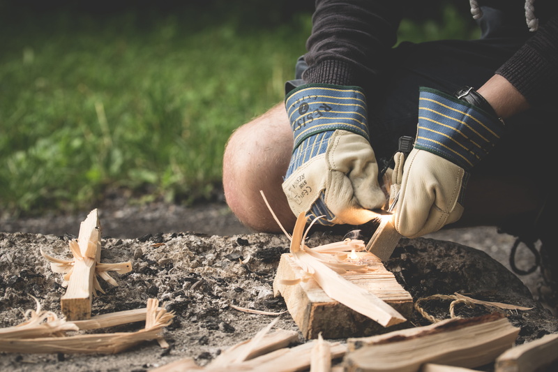working, fire, hand, radio, day, leisure, kindle, igniting, body part, wilderness, food and drink, bonfire, bushcraft, outdoor, food, make fire, real people