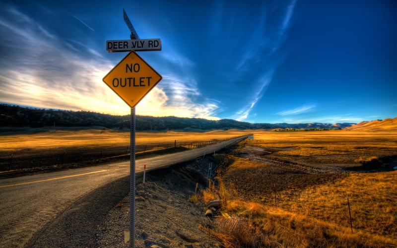outlet, signage, cool, 2K, hdr, blue sky, landscape