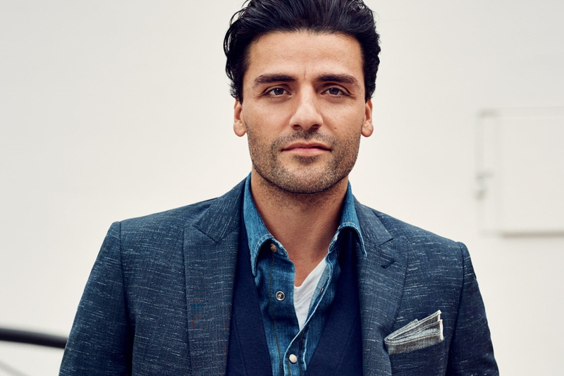 males, 1080P, headshot, real people, beautiful people, jacket, handsome, lapel, peaked, s, face, men, indoors, front view, oscar isaac, standing, actor