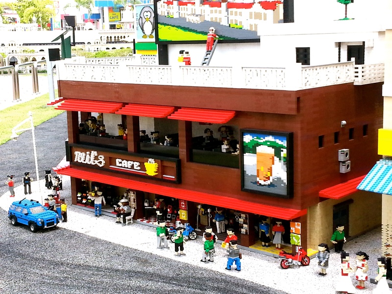 malaysia, building exterior, built structure, amusement, legoland, outdoors, men, architecture, theme park, real people, 2K, park, street, play, lifestyles