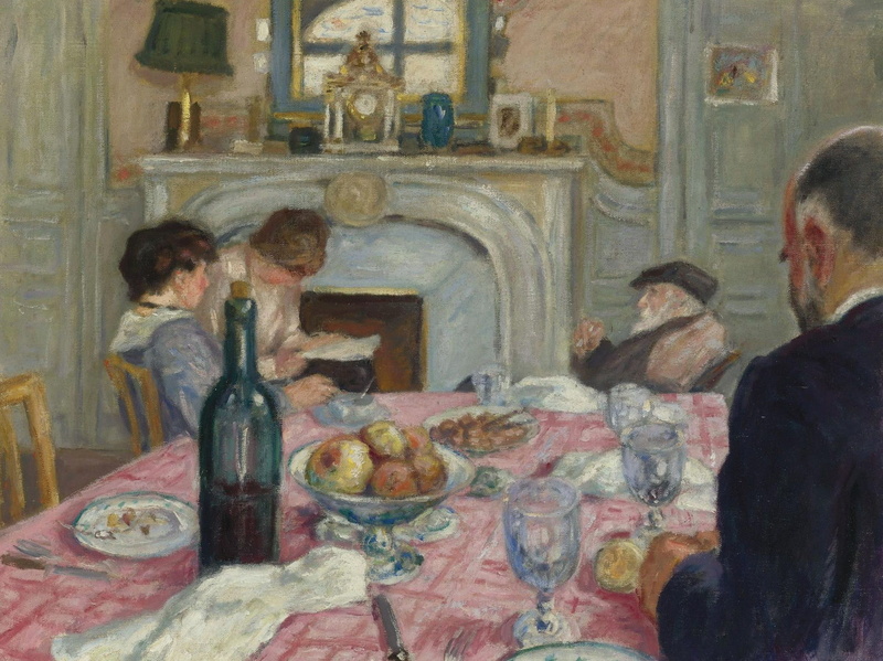interior, 1080P, genre, After Breakfast in Renoirs House, Albert Andre, picture