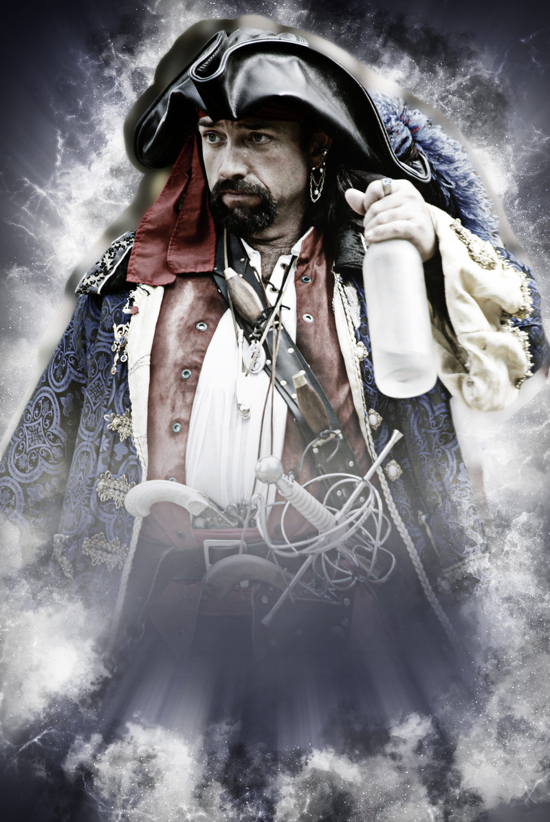 male likeness, human representation, day, captain, corsair, caribbean, sword, 4K, man, masquerade, costume, creativity, medieval, indoors, digital manipulation