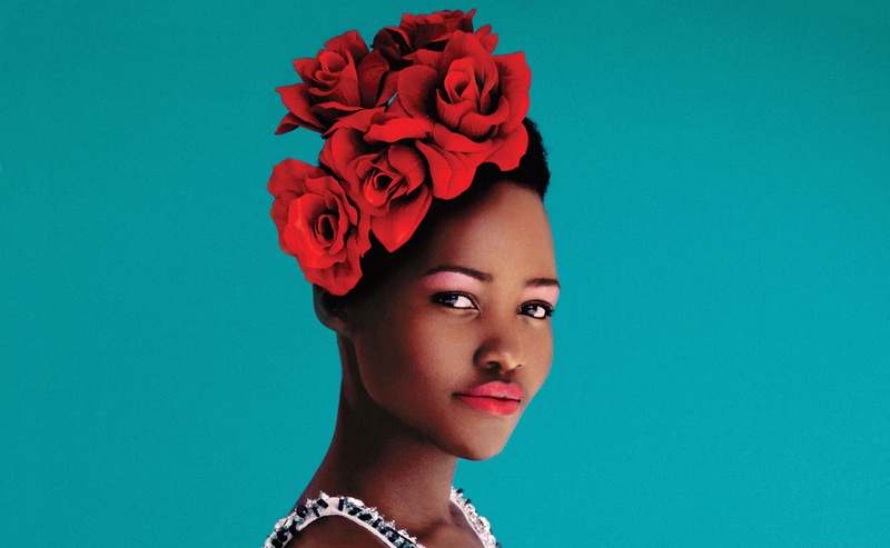 beautiful woman, 2K, studio shot, wearing flowers, colored background, rose - flower, beauty, Portrait, adult, Others, freshness, floral, nyongo, Roses