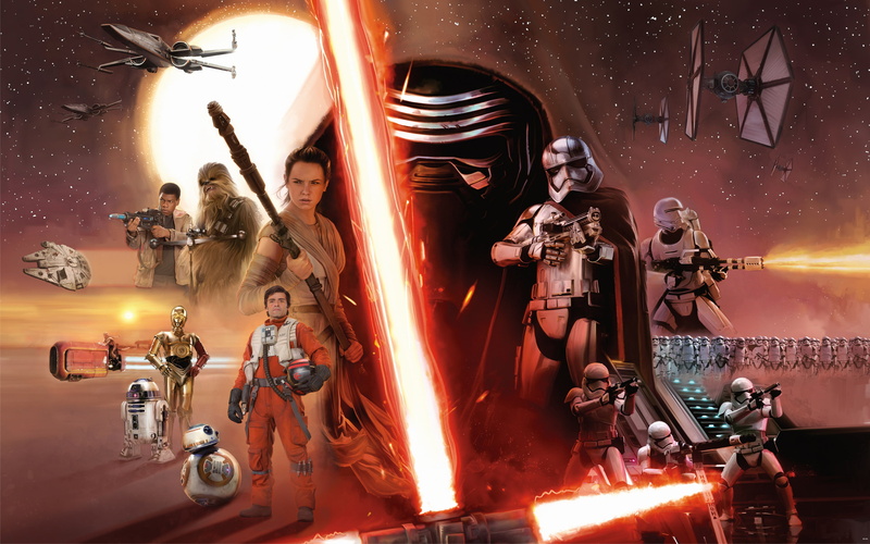 Episode, Wars, Awakens, Star, 2K, Force