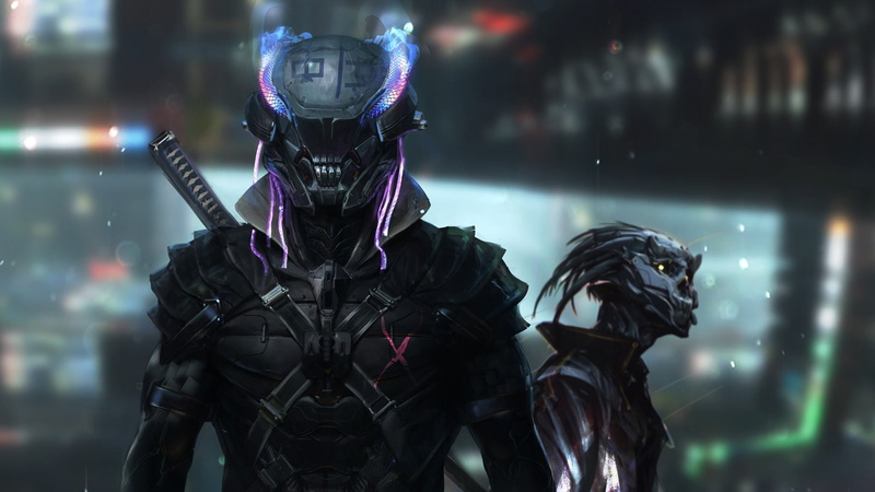 Gravity Project : A Bad Hero, Helmet, Future, Cyber, Cyberpunk, Mustafa Lamrani, 1080P, Robot, Costume, by Mustafa Lamrani, A Bad Hero, Fantasy, Fiction