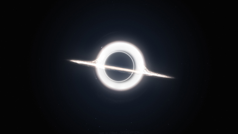 black holes, Interstellar (movie), space, 4K, Dark