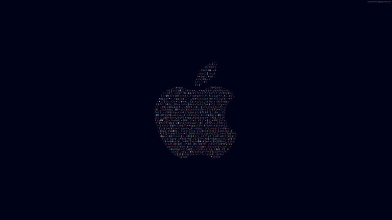 architecture, built structure, WWDC 2018, creativity, Apple Logo, no people, 4K, black color, close-up, studio shot, security, nature, indoors, black background