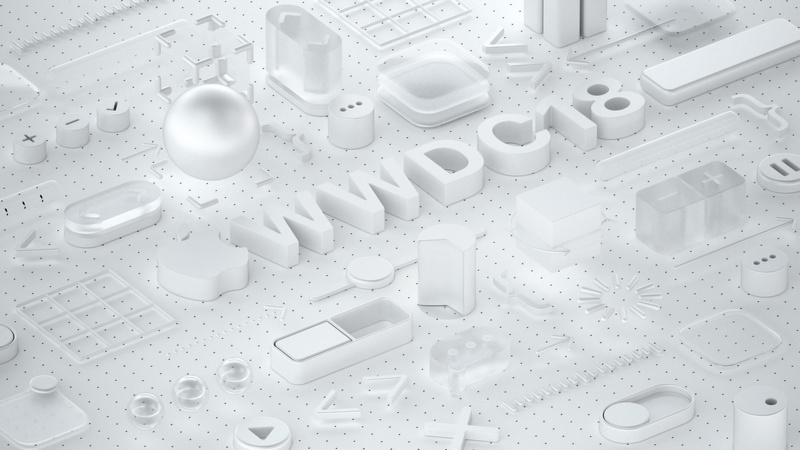 4K, 3D, 4K, White, WWDC 2018