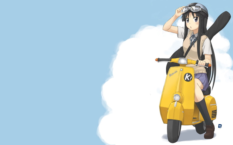 1080P, Akiyama Mio, anime girls, K-ON!