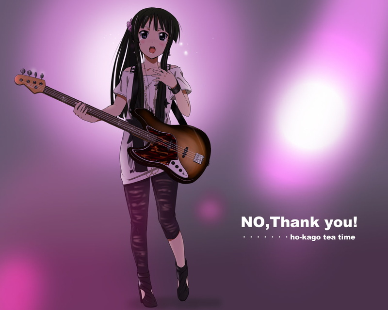 musician, anime girls, singer, Akiyama Mio, indoors, arts culture and entertainment, young adult, musical instrument, popular music concert, performance