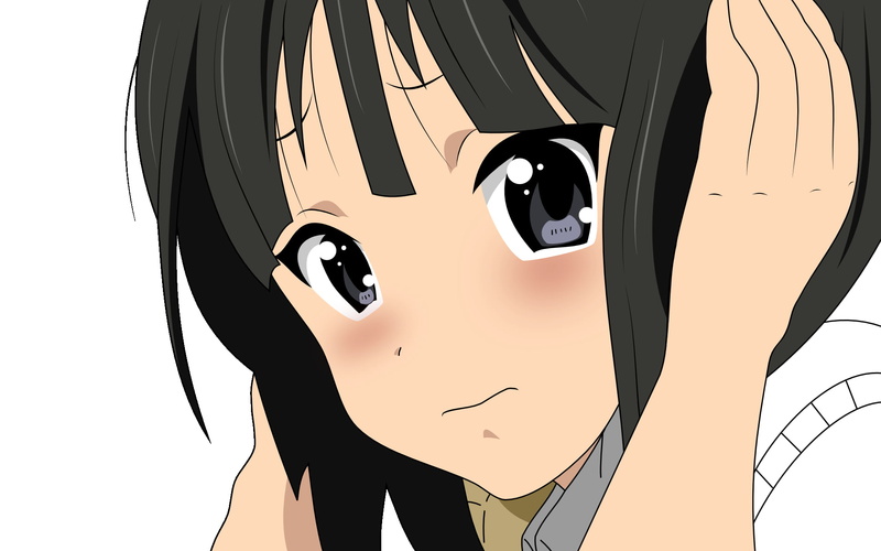 leisure activity, silhouette, day, creativity, mask, anime girls, art and craft, female likeness, eyes, human representation, standing, K-ON!, real people