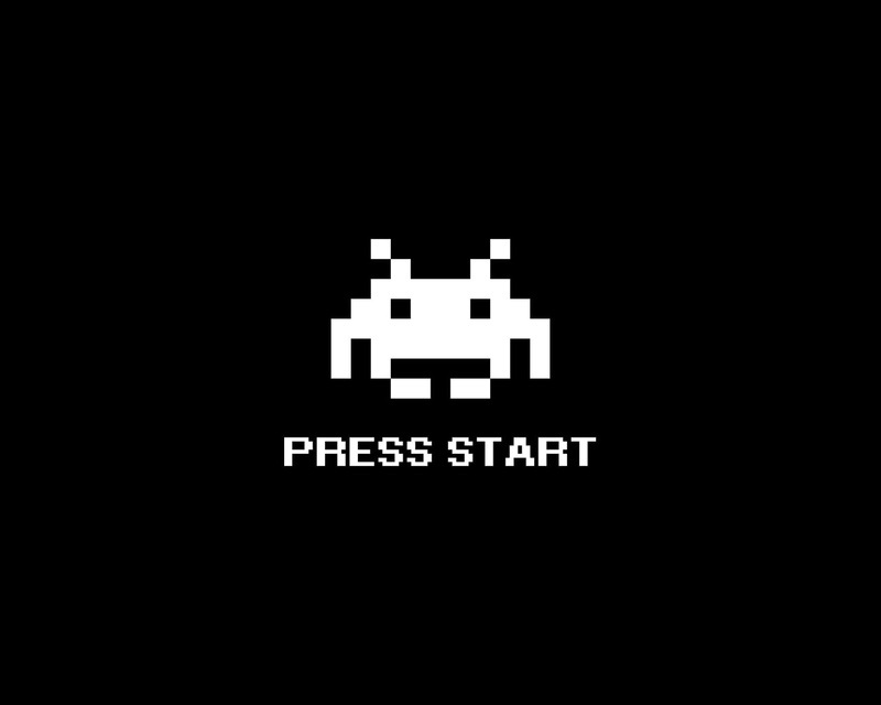 aircraft, space, minimalistic, hd, Space Invaders, x, art, 720P, invaders