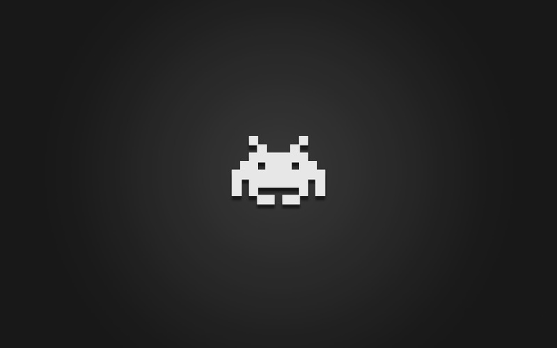 video, 1080P, retro, invaders, games, minimalistic, space