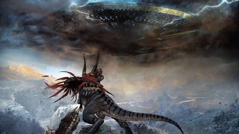 artwork digital art fantasy art concept art dinosaurs aliens space invaders, animals in the wild, arts culture and entertainment, motion, digital composite