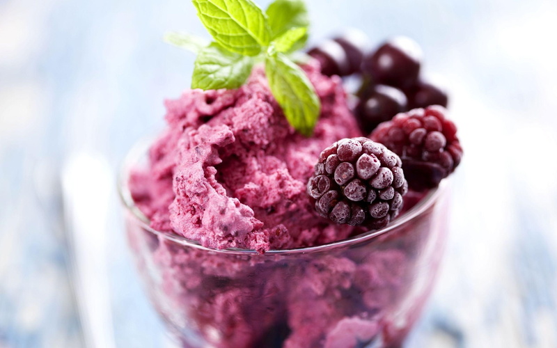 ice cream, 2K, cream, flavored, ice, raspberry, photography, 2560x1600