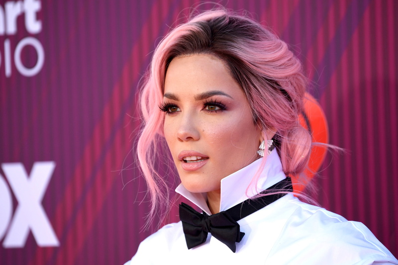 Singers, Halsey (Singer), Singer, Pink Hair, American, 4K, Halsey, Face