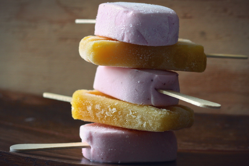 ze, colorful, no people, cream, strawberry, candy, sweet, sweet Food, mango, close-up, sorbet, 2K, gourmet, freshness, ice, food, frozen, summer, tasty