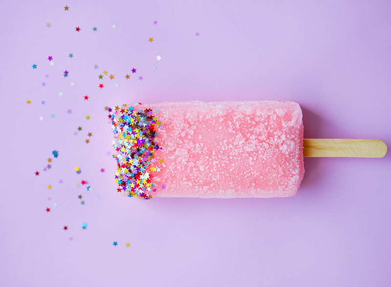 food, popsicle, 2K, sweets, colorful