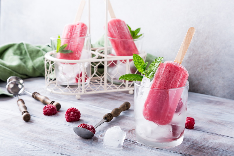 Glass, Food, Raspberry, Still Life, Popsicle, 5K, Ice Cream