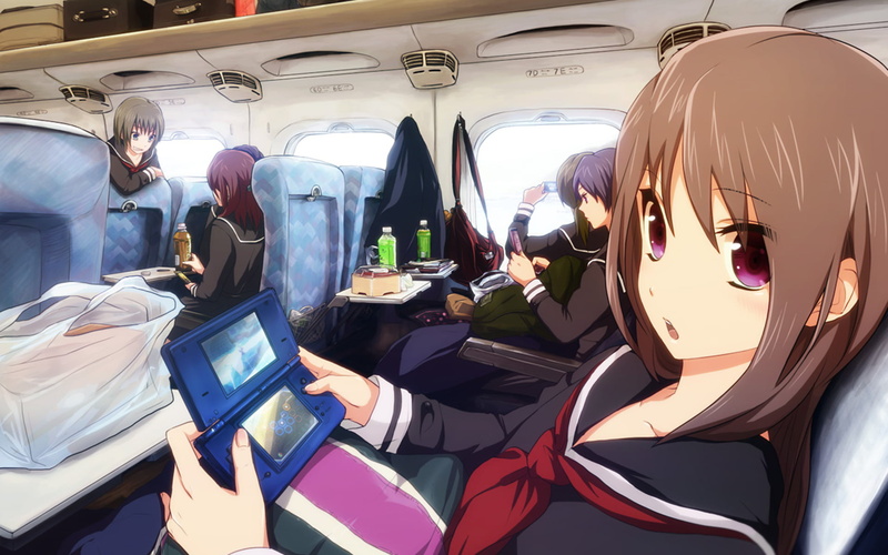 anime girls, Nintendo DS, anime, 1080P