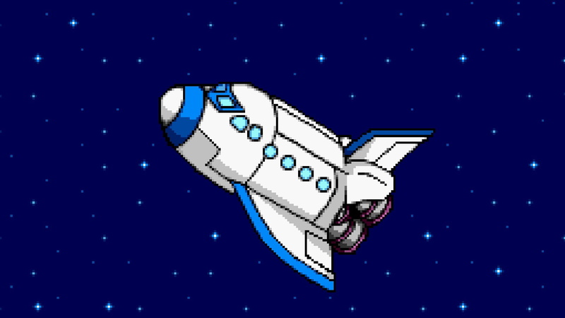 communication, 1080P, astronomy, sky, blue background, economy, night, outdoors, technology, digital art minimalism pixels pixel art universe space stars spaceship rockets blue background bomberman