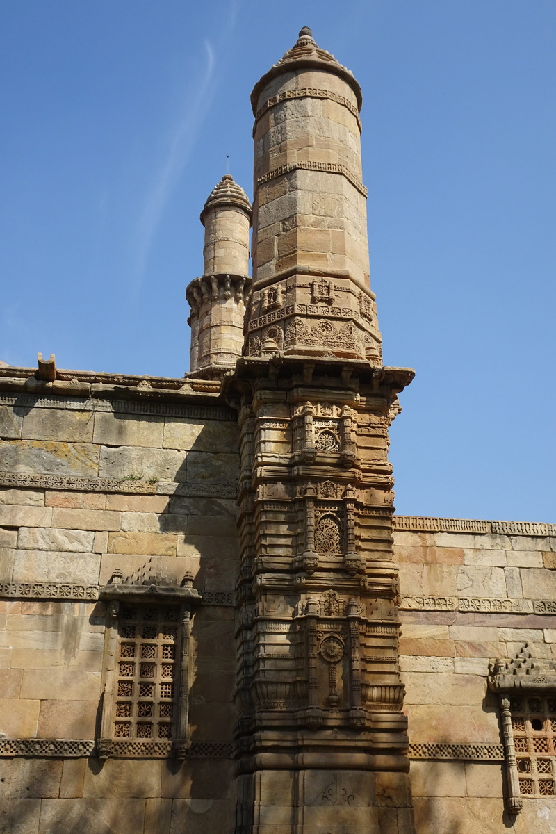 sky, jama masjid, archaeology, day, old ruin, no people, unesco, ancient, clear sky, travel, monument, architectural column, 4K, old, outdoors, nature