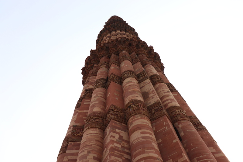 travel destinations, delhi, built structure, low angle view, ornate, no people, monument, pillar, heritage, travel, unesco world heritage site, ancient