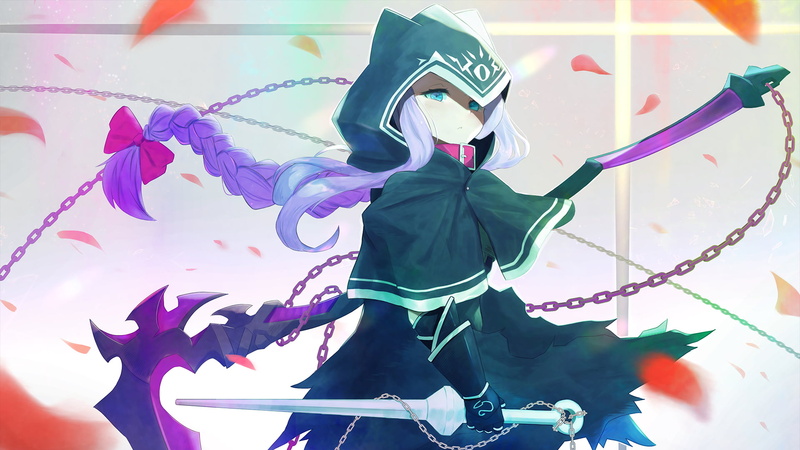 Chain, Scythe, Long Hair, Purple Hair, Fate/Grand Order, Medusa (Fate/Grand Order), Fate Series, Blue Eyes, 1080P