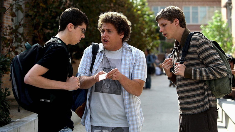 Jonah Hill, Christopher Mintz-Plasse, Superbad, Movie, 1080P, Michael Cera