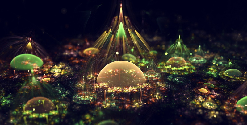 artistic composition, colors, graphics, fractal, 1080P, bubbles, bursts, the artist Silvia Cordedda