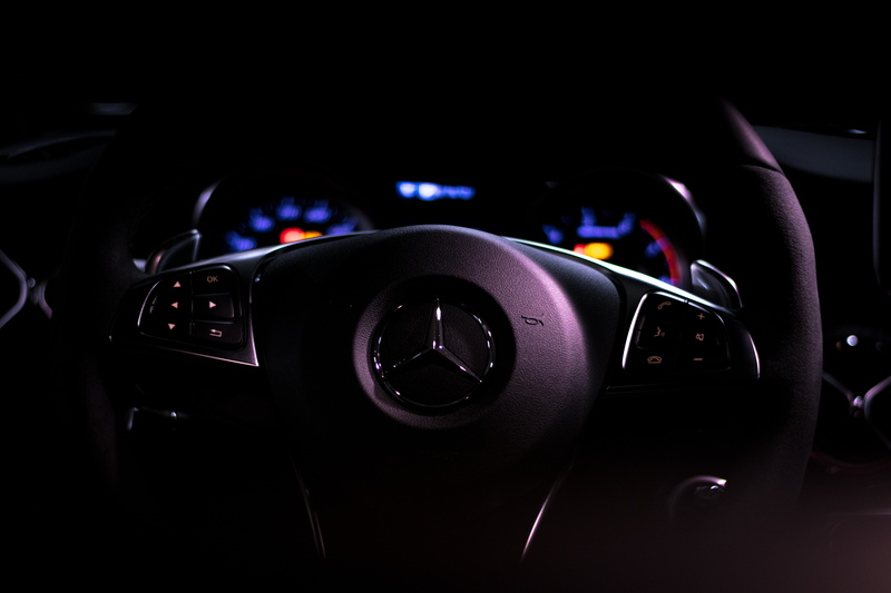 Mercedes Benz A45, 5K, Nikon, sports car, Mercedes Benz, Germany, race cars, car, Mercedes AMG, photography