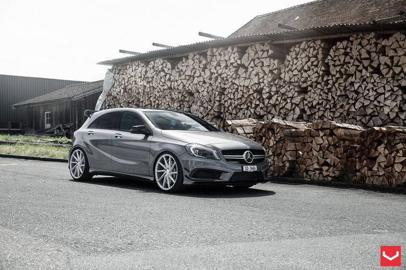 a45, wheels, vossen, benz, tuning, amg, 1080P, mercedes