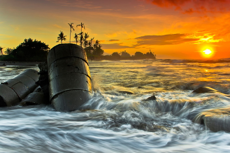 1080P, Sea, breaker, Breaker Barrels, s, barrels