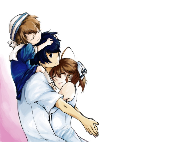 Clannad, Tomoya Okazaki, Anime, Nagisa Furukawa, Ushio Okazaki, 1080P