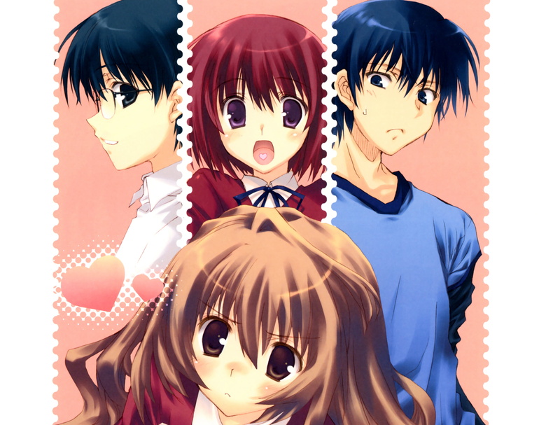 Minori Kushieda, Anime, 4K, Taiga Aisaka, Yusaku Kitamura, Toradora!, Ryuuji Takasu