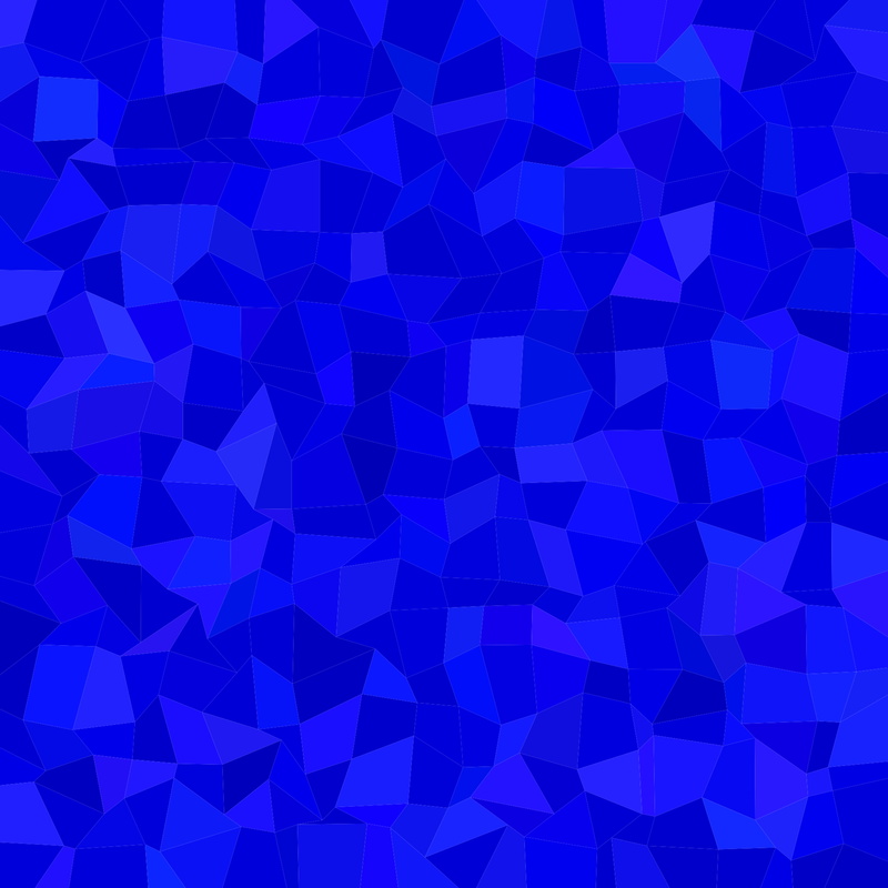 4K, convex, polygon, blue, texture
