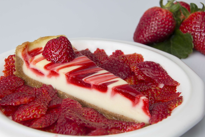 fruit, ripe, strawberry, 4K, dinner, sweet, freshness, cheese cake, sweet food, price, indulgence, studio shot, temptation, white background, cream, red