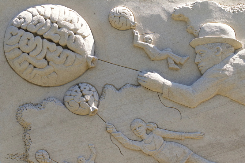 art and craft, no people, people, high angle view, woman, wall, close-up, design, land, pattern, balloon, stone, child, holding, sand sculpture, creativity