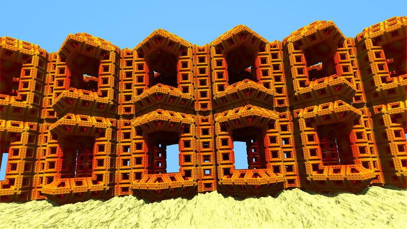 Abstract, Mandelbulber 3D, 3D, Fractal, Geometry, 1080P