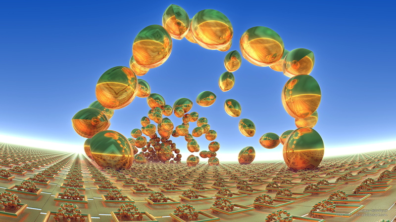 Fractal, Mandelbulb 3D, 4K, Abstract, 3D, Green, CGI, Artistic, Digital Art